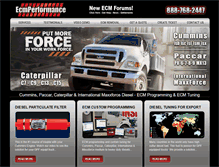 Tablet Screenshot of ecmperformance.com